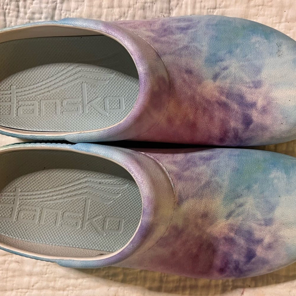 Dansko Kane tie dye women 9, very good condition.